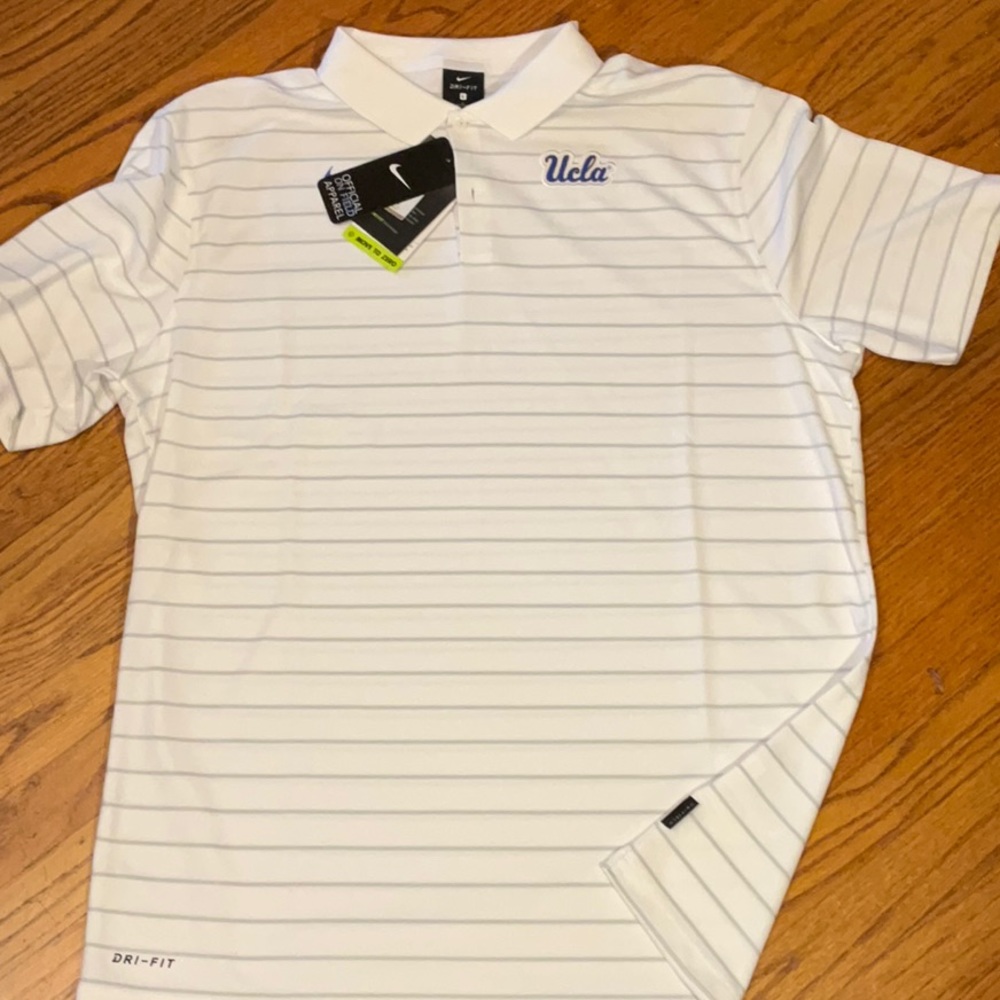 Nike UCLA Bruins Polo Shirt Blue Men’s  NWT Dry On-Field